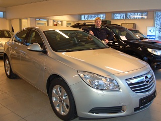 Terje med den nye Opel Insignia 