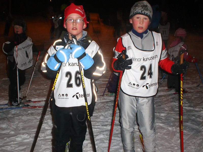 Sondre og Roger klar for start 