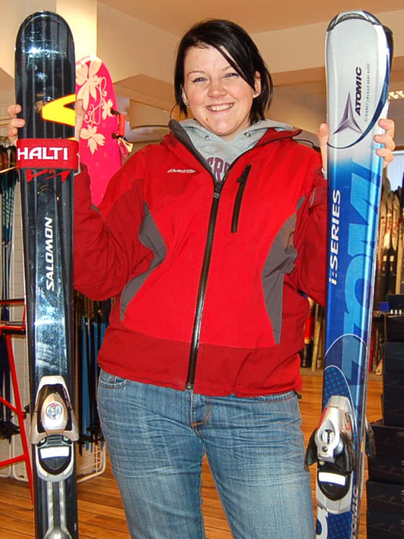 2 par ski til preparering  