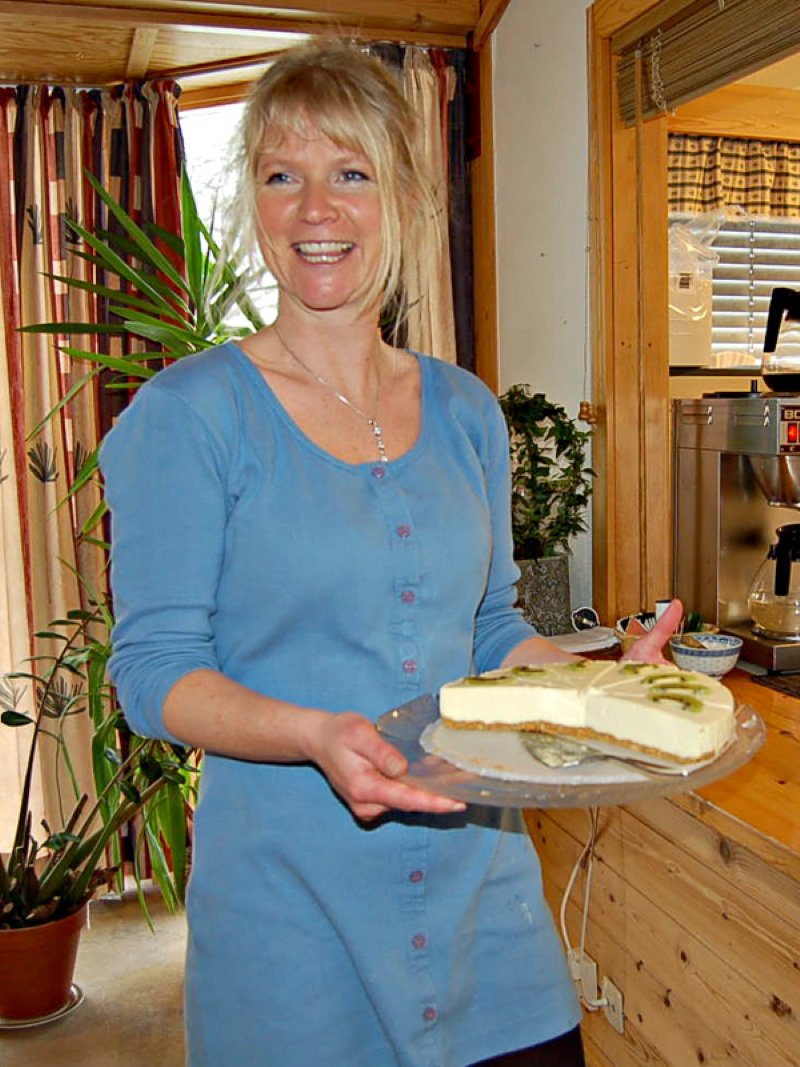 Ostekake er populært  