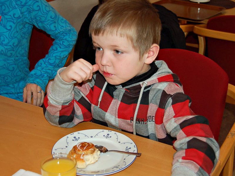 Håkon valgte kanelsnurr  