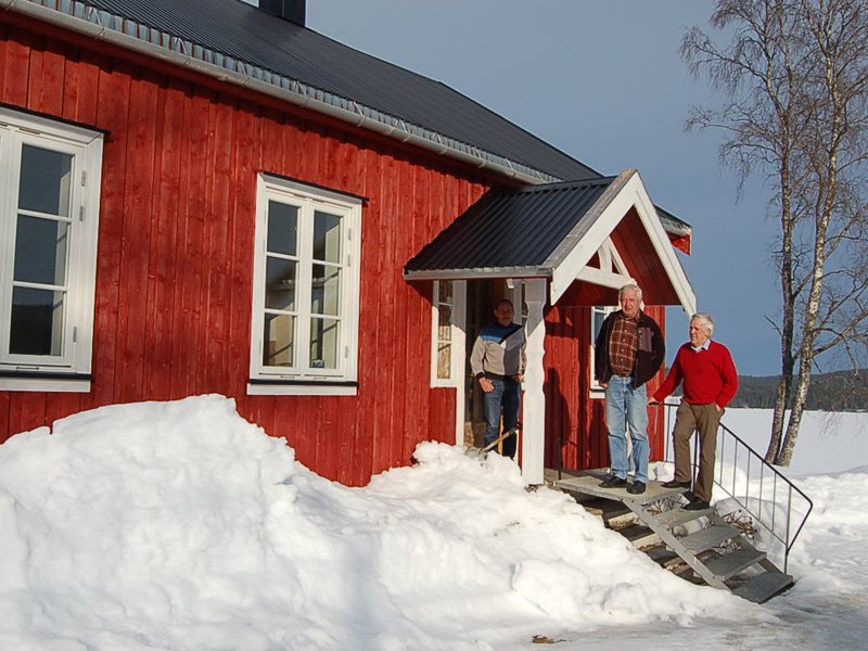 F.v. Olav Laksøyen, Jon Anders og Olav Meås 