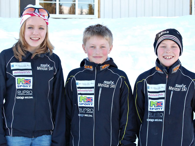 Ingrid, Erik og Sondre var fornøyde 