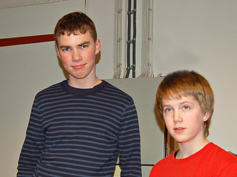 F.v. Kristoffer og Petter 