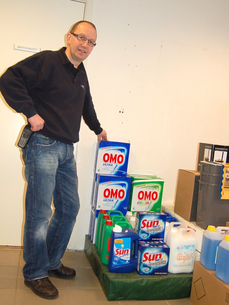 Vi har vaskemidler for det meste  