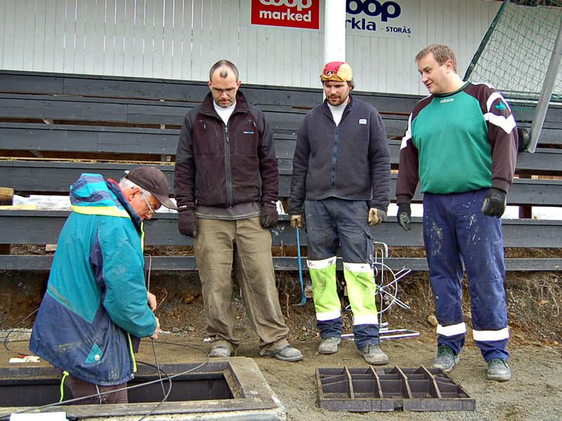 Lars, Magne, Jon og Sivert  