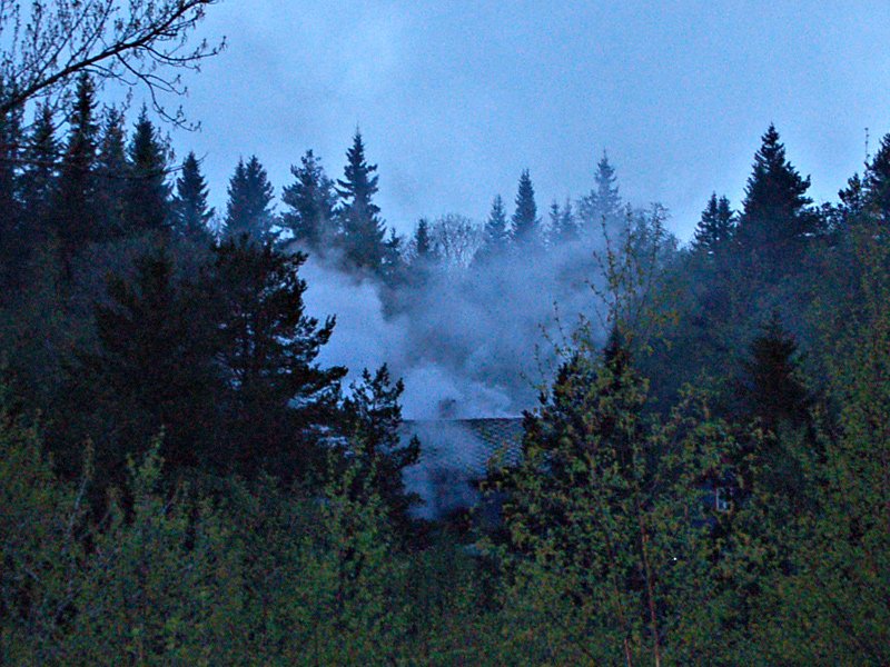 Sterk røykutvikling  
