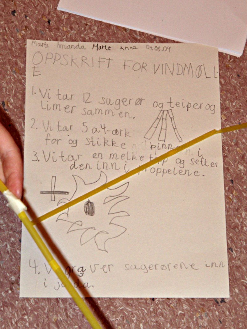 Oppskrift på vindmølle  