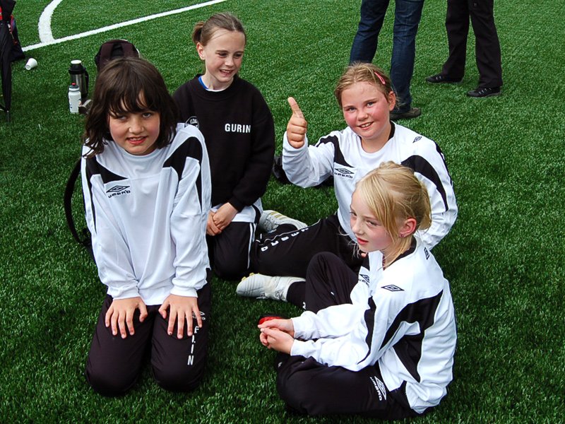 Bak: Gurine og Heidi. Foran: Elin og Solveig  