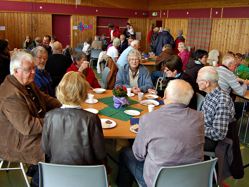 Mye folk på årets grautdag 