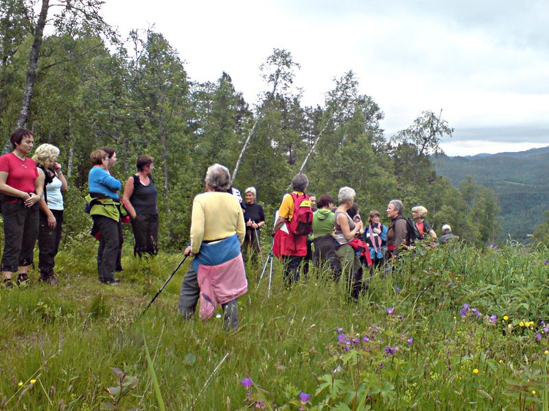 En liten pause der alle var samlet  