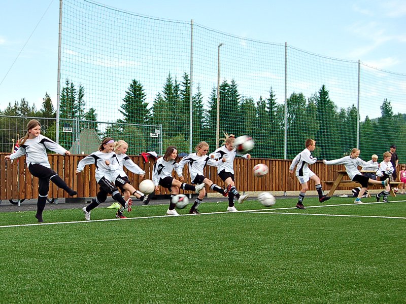 Banen blir offentlig åpnet 