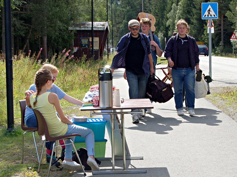 Festivaldeltakere vender hjem  