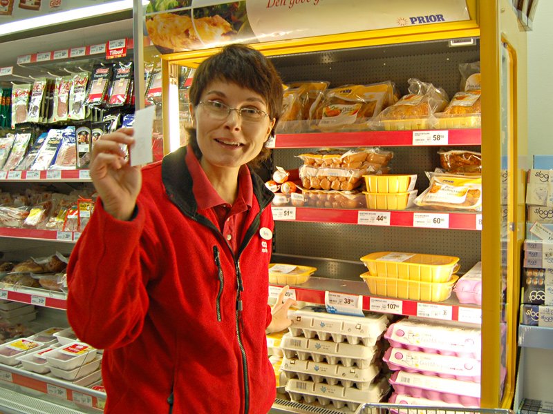 Bente har fyllt opp med egg 