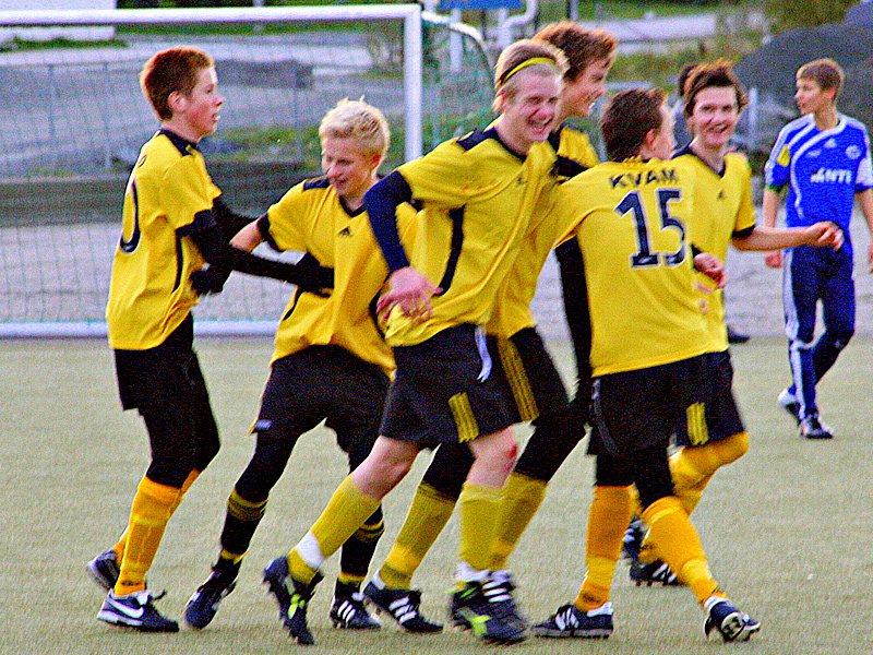 Jubel etter scoring! 