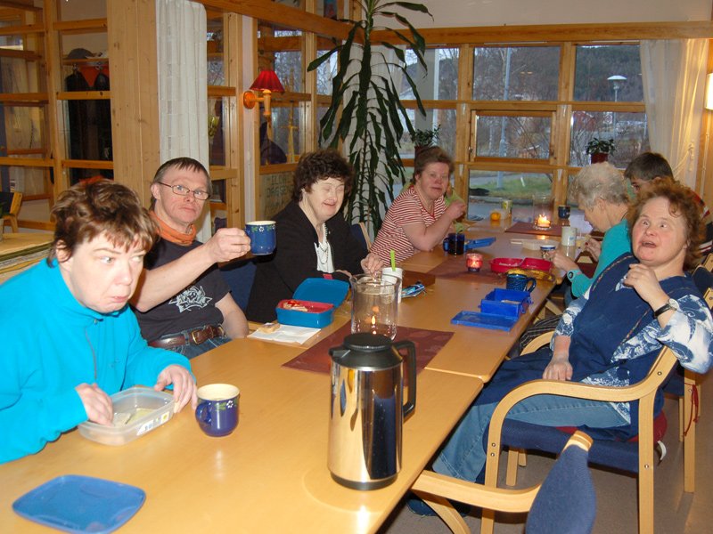 Lunsjtid på Dagsenteret  