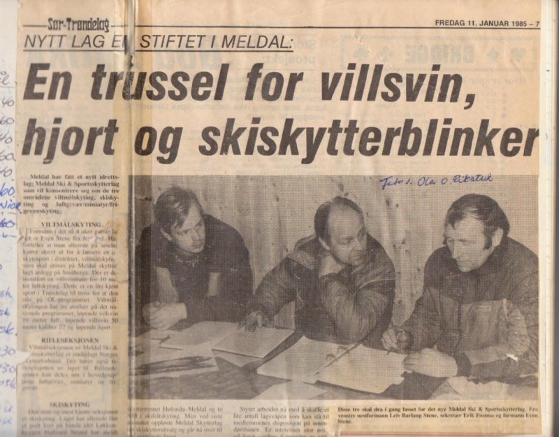 Klipp fra ST med første presentasjon av laget 