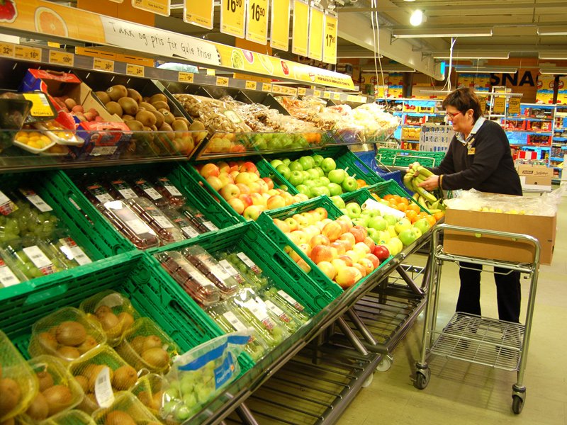 Stort utvalg i den nye fruktdisken  