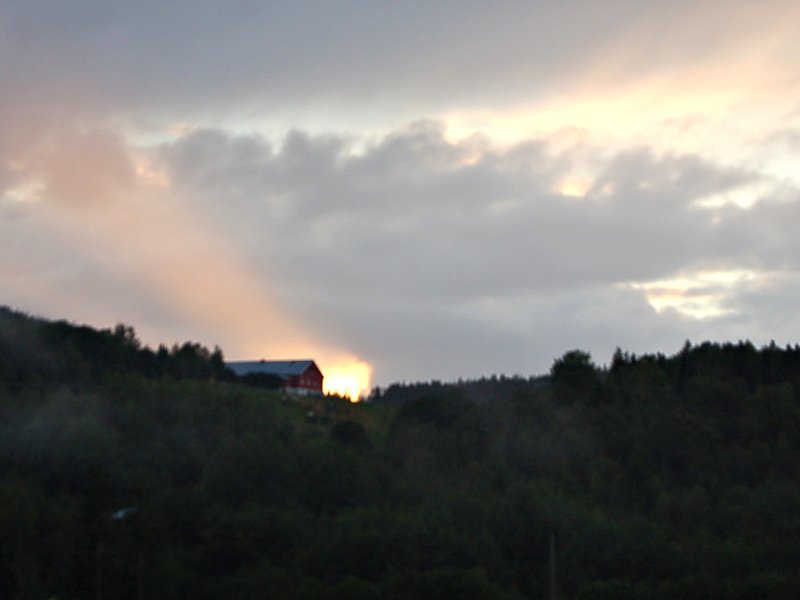 Solnedgang ved Solemen  