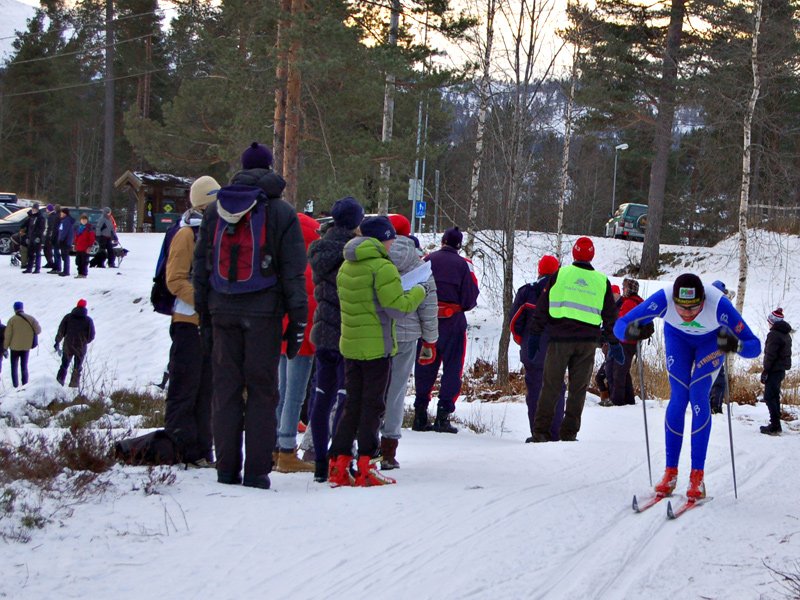 Mye folk i løypene  