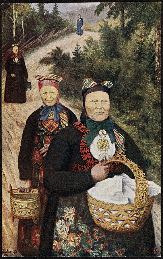 568px Th. Kittelsen Grautkjerringer postkort