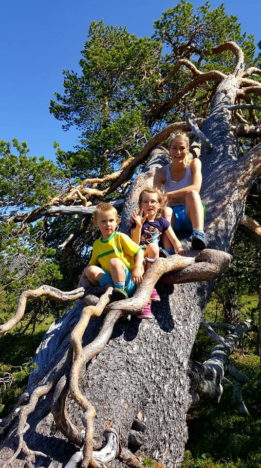 Jannicke Snildal og barna