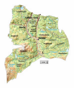 LO Kart over Meldal