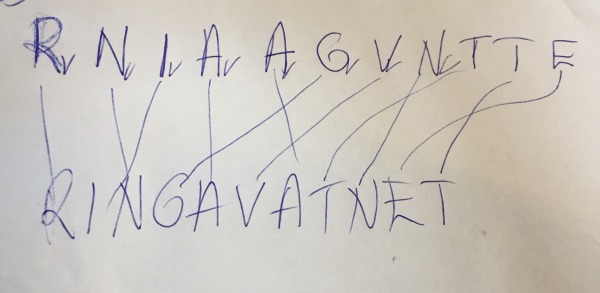 Sondagskaffe Laksoybygda Bokstavrebus
