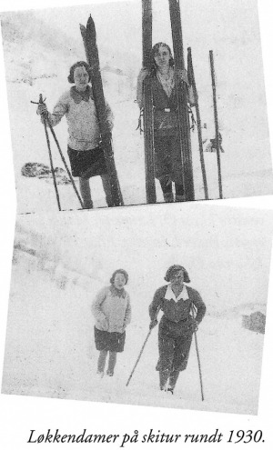 1930 Lokken damer ski