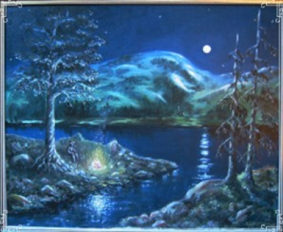 3 Host ved fjellvann